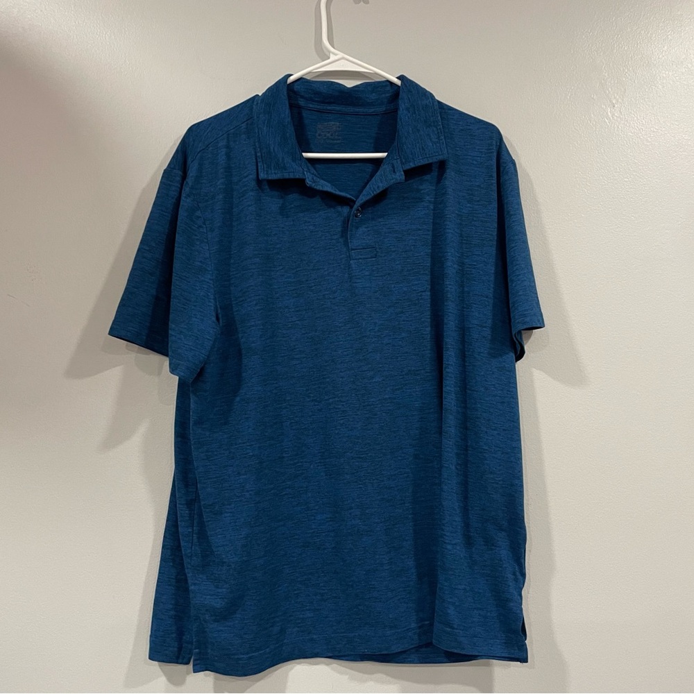 32 Degrees Cool Blue Polo Shirt M/ L